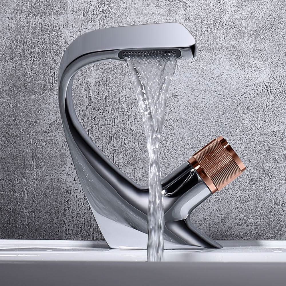 Lisslune | Modern Bathroom Sink Mixer Faucet – Stylish Chrome Tap