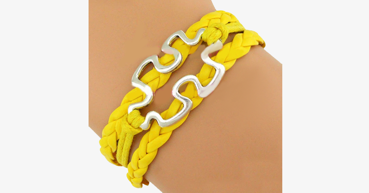 Lisslune | Autism Awareness Puzzle Piece Bracelet
