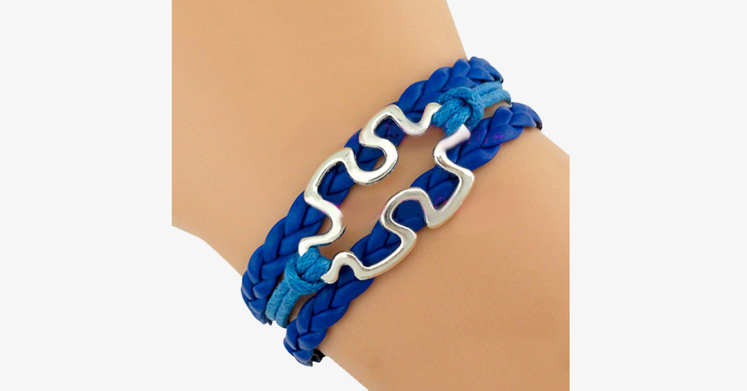 Lisslune | Autism Awareness Puzzle Piece Bracelet