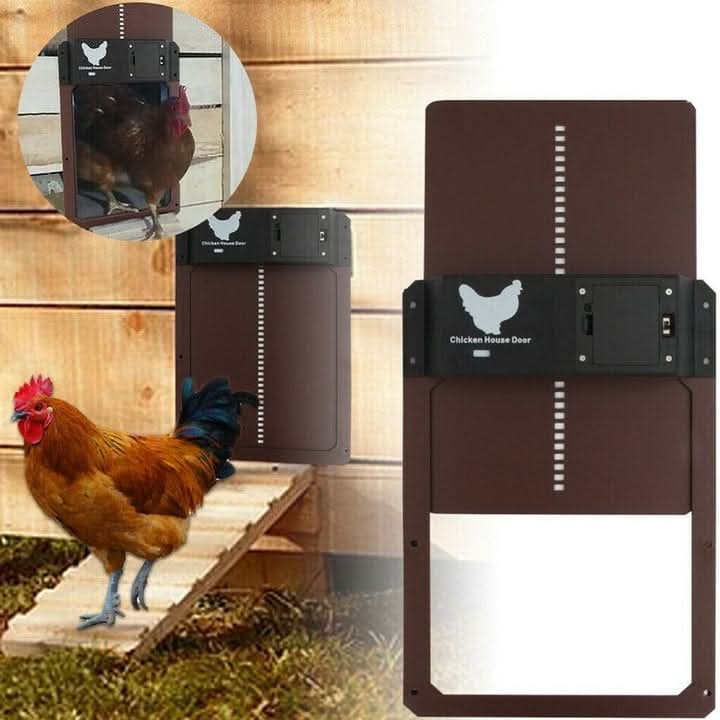 Lisslune | Automatic Chicken Coop Door with Light Sensor & Weather Protection
