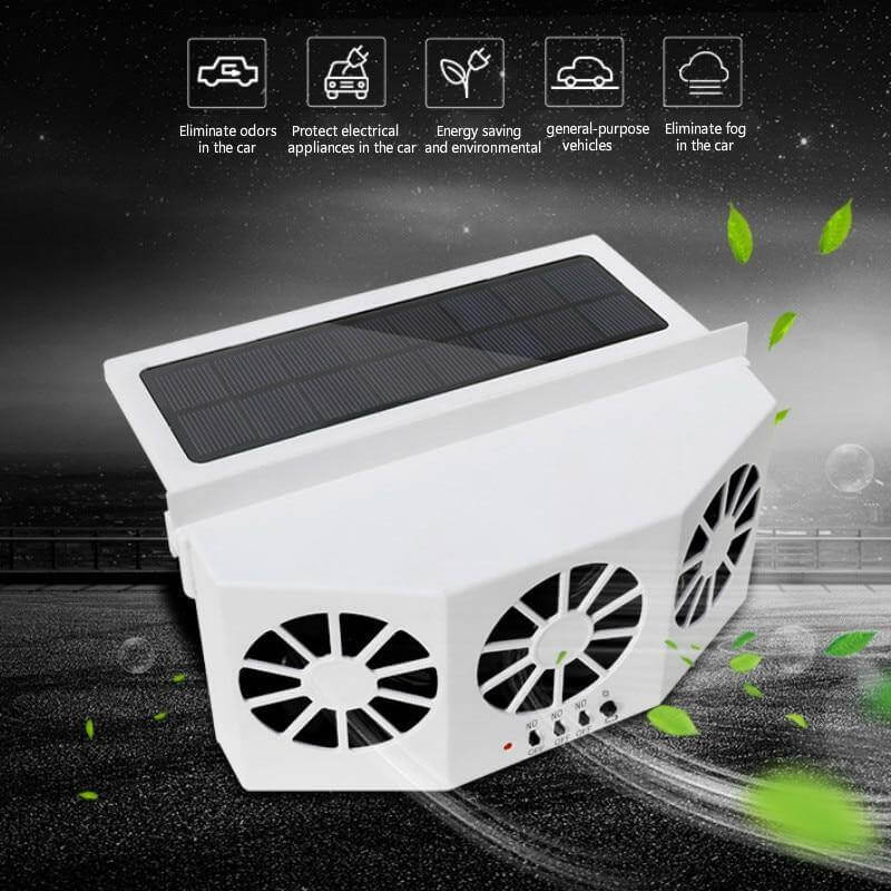 Lisslune | AutoVent - Automatic Sun Fan for the Car with Easy Installation