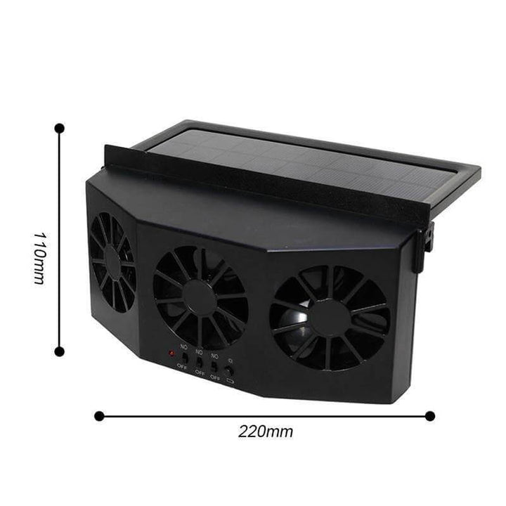 Lisslune | AutoVent - Automatic Sun Fan for the Car with Easy Installation