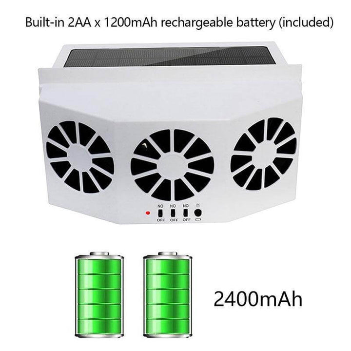 Lisslune | AutoVent - Automatic Sun Fan for the Car with Easy Installation