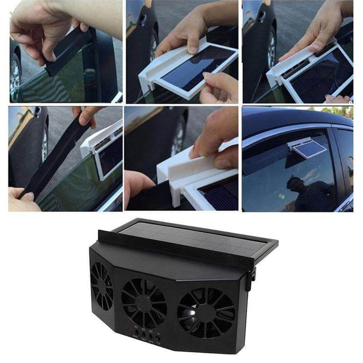 Lisslune | AutoVent - Automatic Sun Fan for the Car with Easy Installation