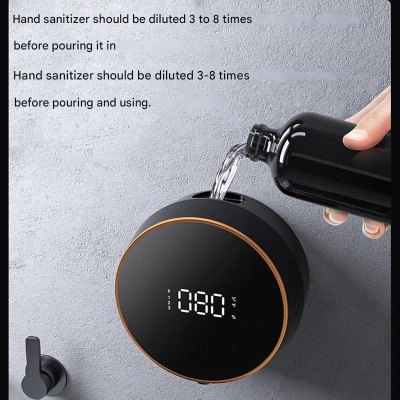 Lisslune | Cleon 5-in-1 Smart Automatic Soap Dispenser with LED Display – Touchless, Rechargeable & Wall-Mountable