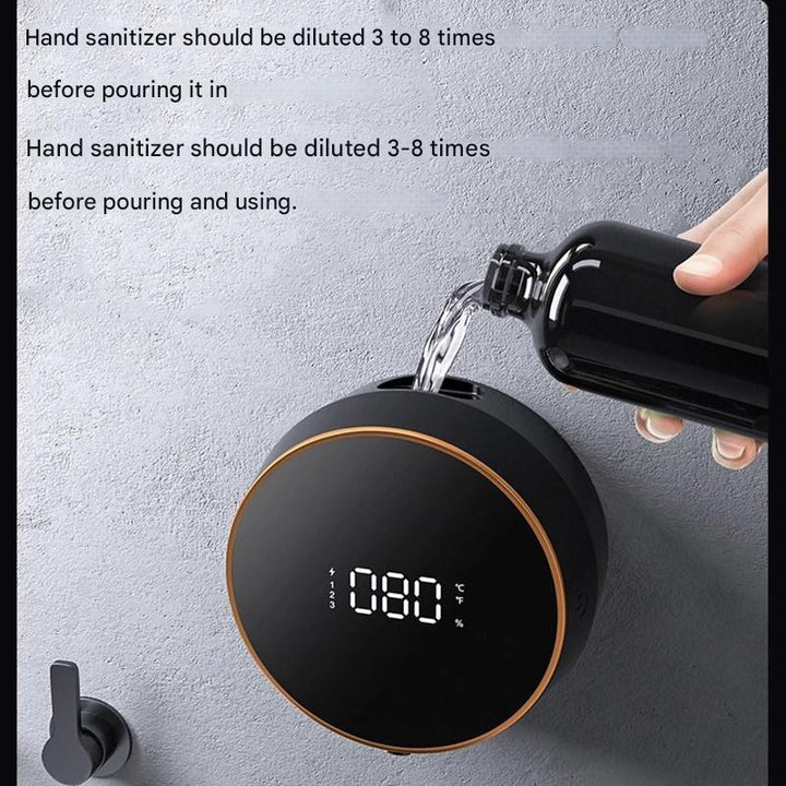 Lisslune | Cleon 5-in-1 Smart Automatic Soap Dispenser with LED Display – Touchless, Rechargeable & Wall-Mountable