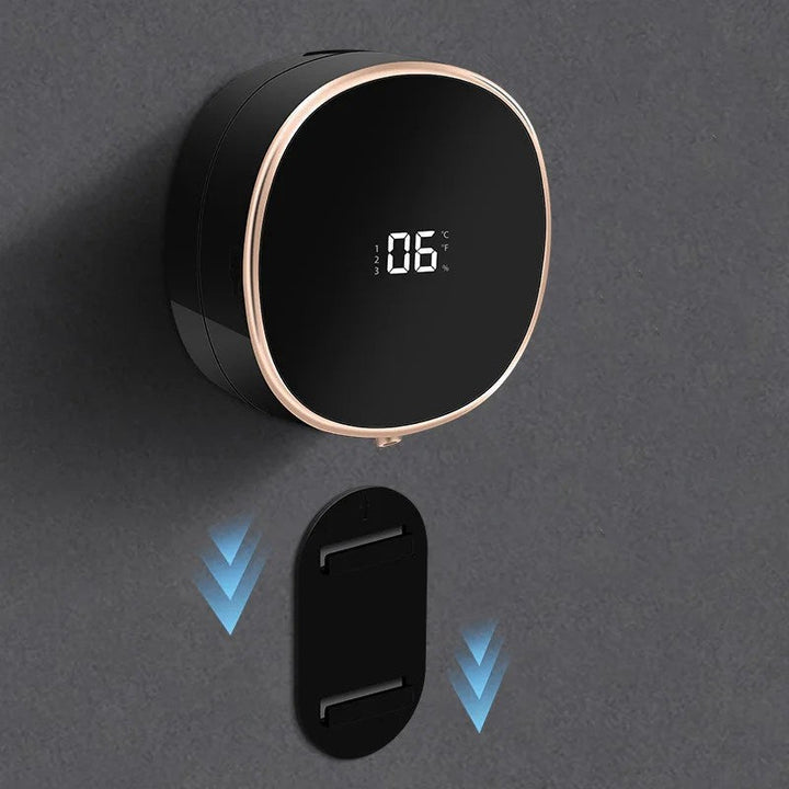 Lisslune | Cleon 5-in-1 Smart Automatic Soap Dispenser with LED Display – Touchless, Rechargeable & Wall-Mountable