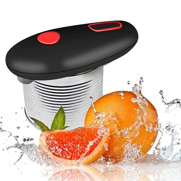 Lisslune | Automatic Can Opener with Ergonomic Handle and One-Button Operation