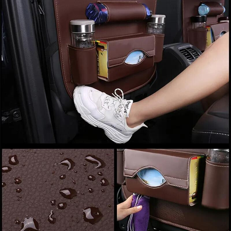 Lisslune | Seatback Organizer with Folding Table Tray