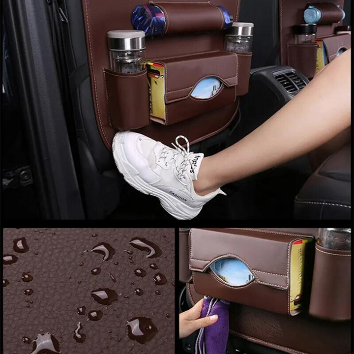 Lisslune | Seatback Organizer with Folding Table Tray