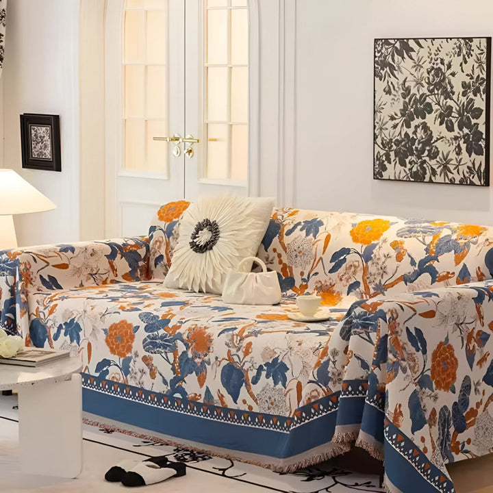 Lisslune | Autumn Vines Jacquard Sofa Cover