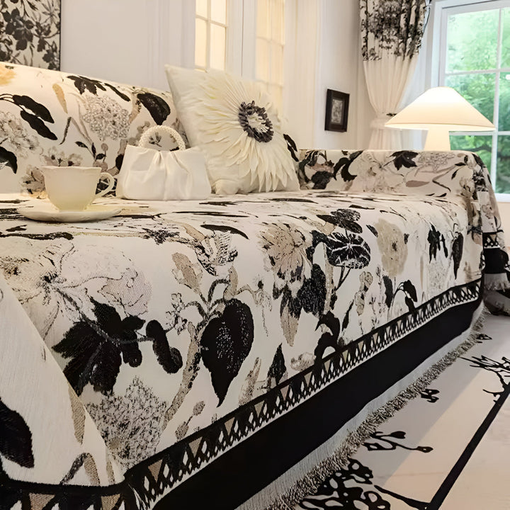 Lisslune | Autumn Vines Jacquard Sofa Cover