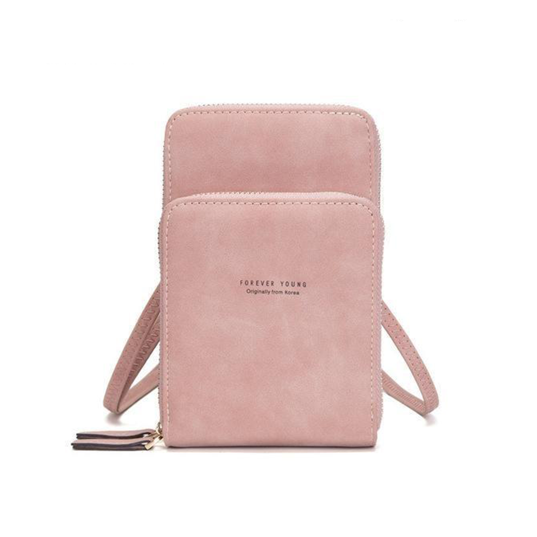 Lisslune | Triple Secure Leather Phone Purse: Elegance Meets Practicality