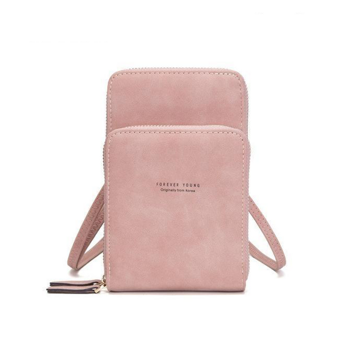 Lisslune | Triple Secure Leather Phone Purse: Elegance Meets Practicality