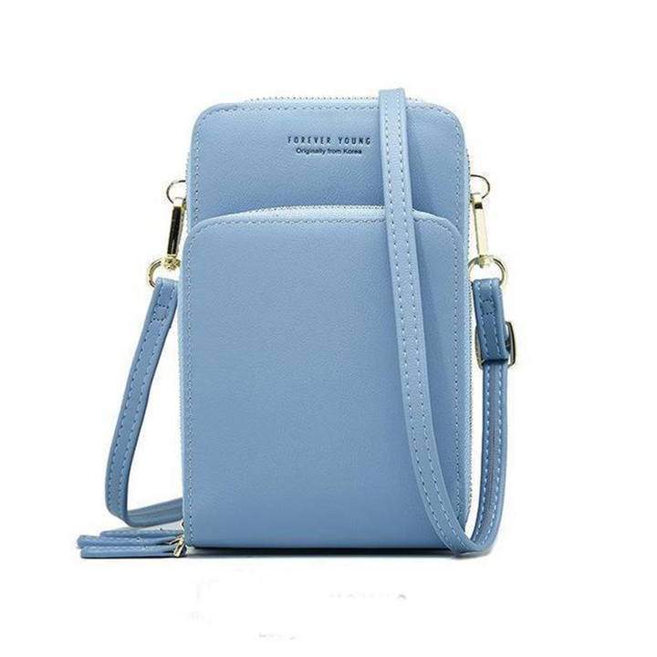 Lisslune | Triple Secure Leather Phone Purse: Elegance Meets Practicality