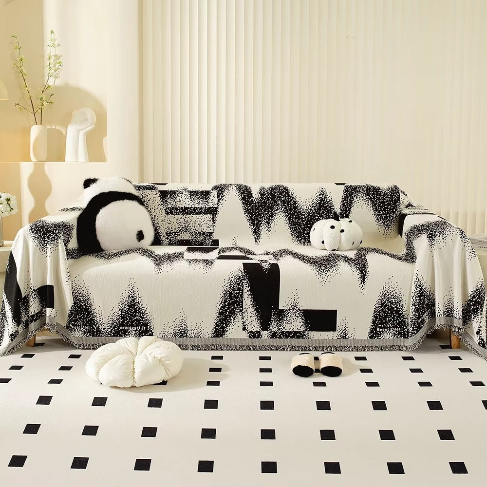 Lisslune | Avant-Garde Abstract Chenille Sofa Cover
