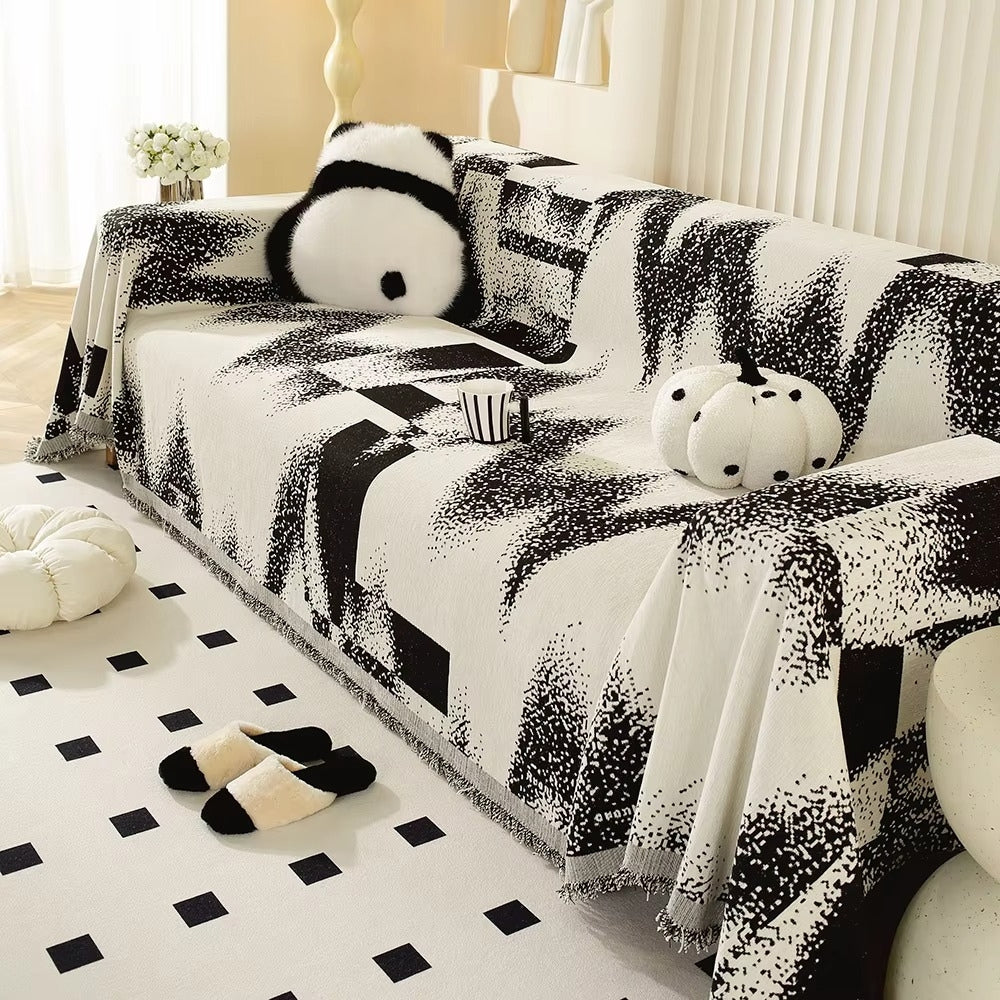 Lisslune | Avant-Garde Abstract Chenille Sofa Cover
