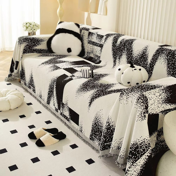 Lisslune | Avant-Garde Abstract Chenille Sofa Cover
