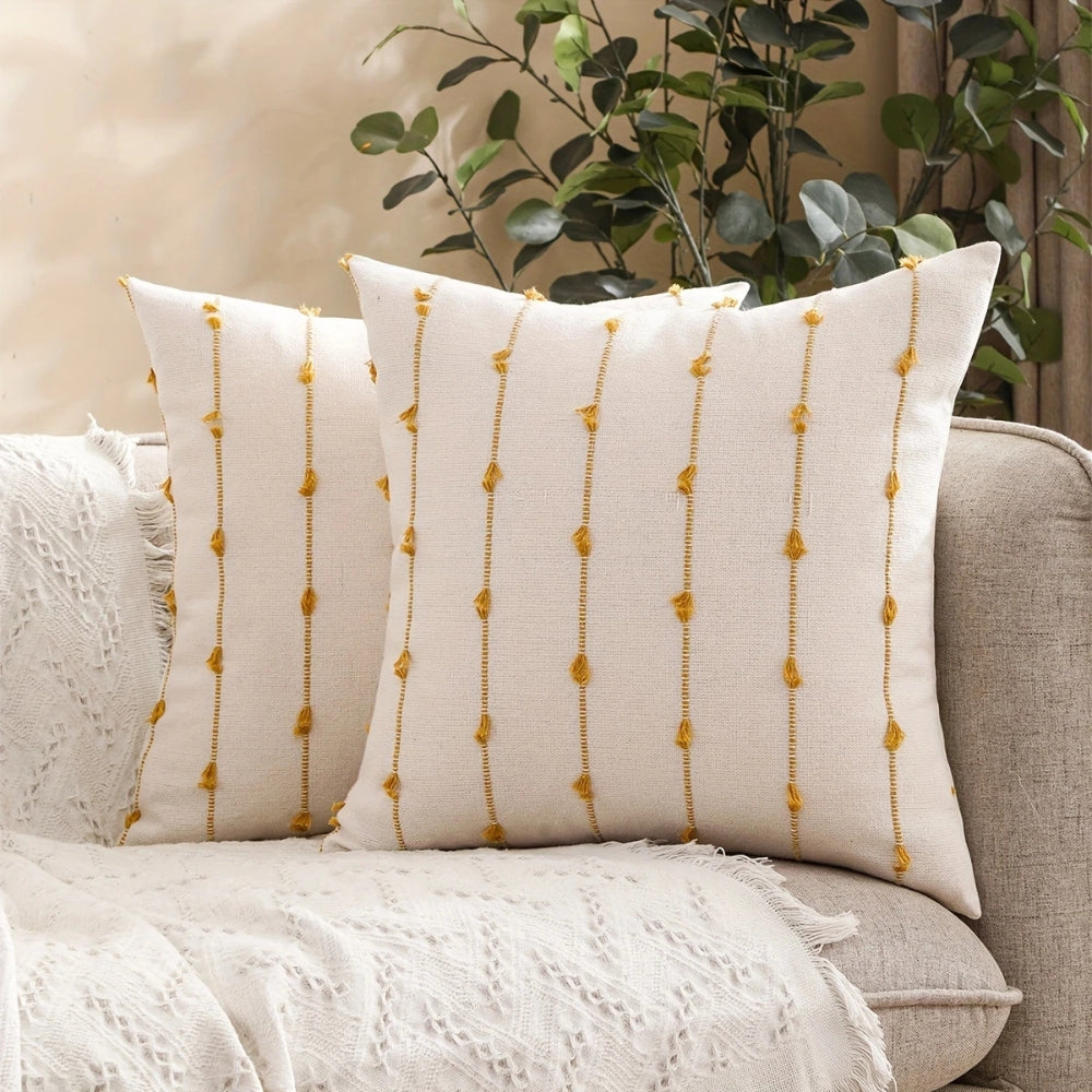 Lisslune | Averra Vertical Stitched Cushion Cover
