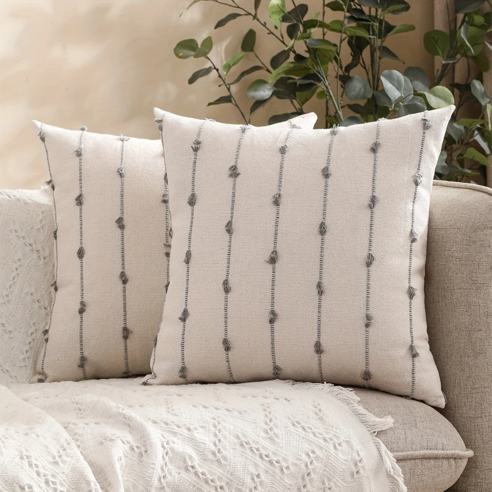 Lisslune | Averra Vertical Stitched Cushion Cover