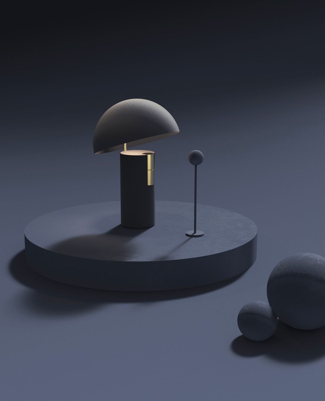 Lisslune | Table Lamp - RetroWave - Minimalist & Adjustable Design - Chic Modern Elegance