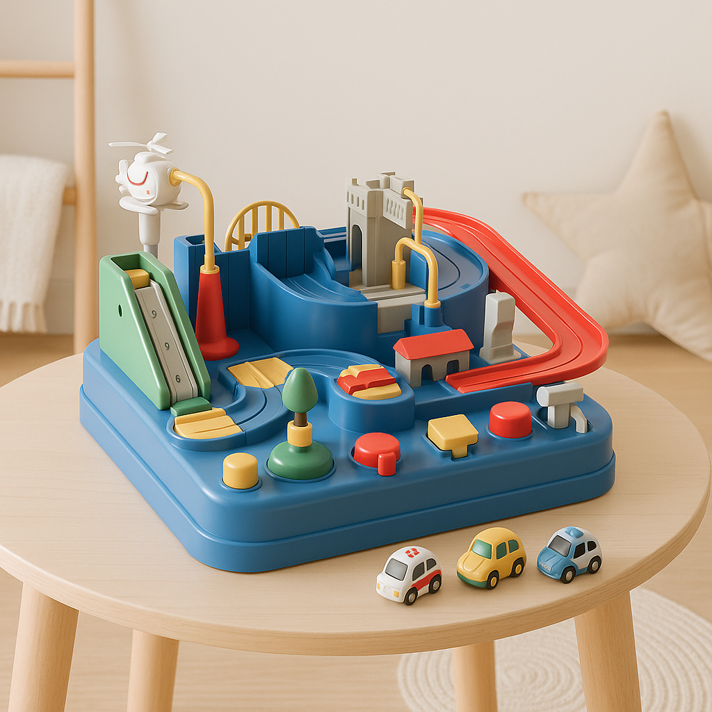 Lisslune | Adventure Toy Car Set for Kids – 4-Piece Educational Playset
