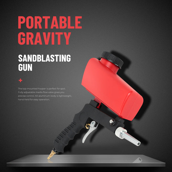 Lisslune | Portable Gravity Sandblasting Gun, with Portable Precision