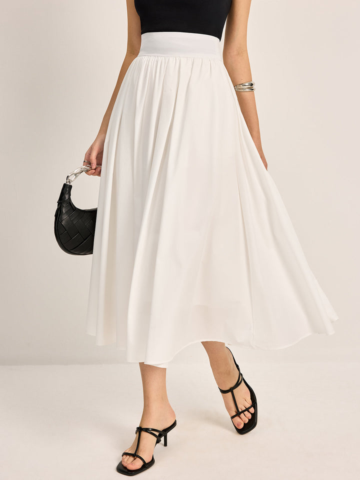 Lisslune | Elegant A-Line Pleated Skirt