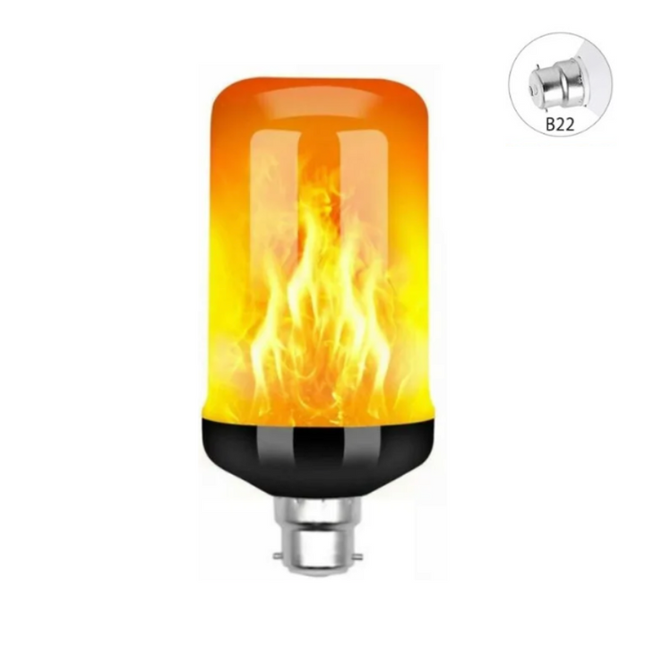 Lisslune | FlameGlow LED Lamp – Flickering Flame Effect for Warm and Cozy Atmosphere