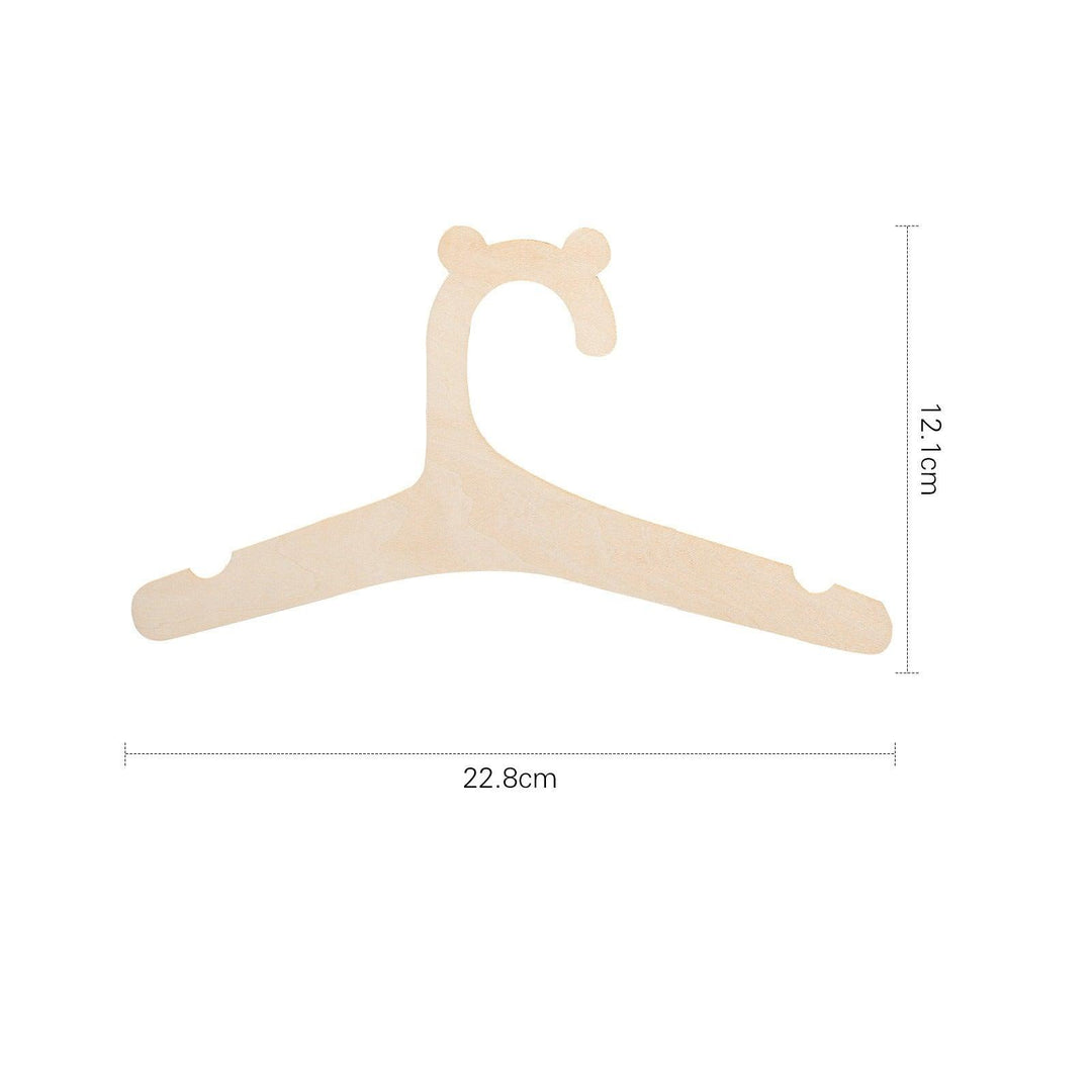 Lisslune | Slim Bear Silhouette Pendant - Modern Laser-Cut Wood Art