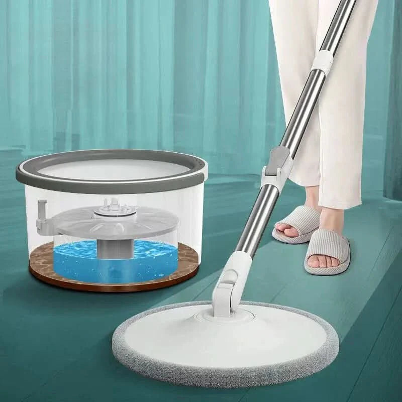 Lisslune | Self-Cleaning Spin Mop with Dual-Chamber Bucket