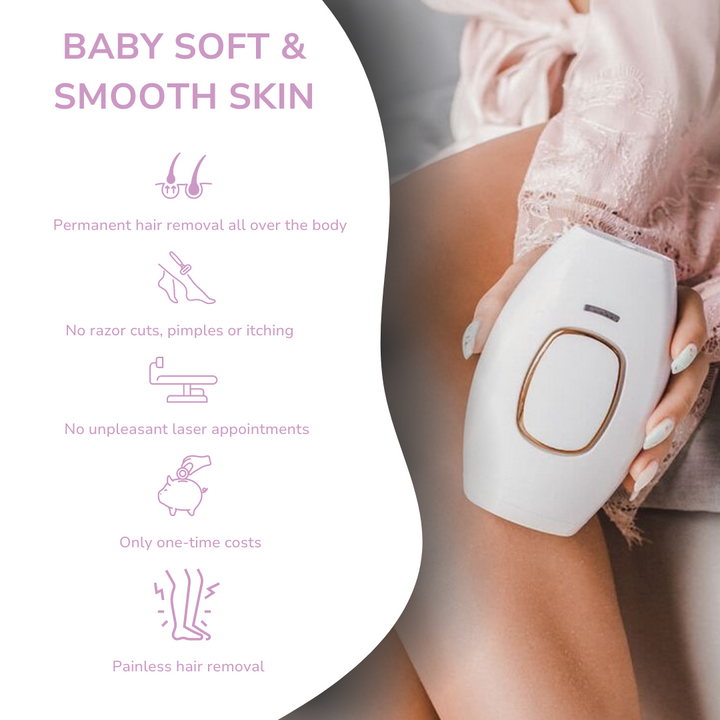 Lisslune | SoftLight IPL Hair Removal Device – Pain-Free Home Hair Removal