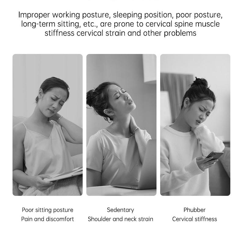 Lisslune | Neck massager with heat, alleviating, relaxing and rejuvenating – your relaxation partner for on the go
