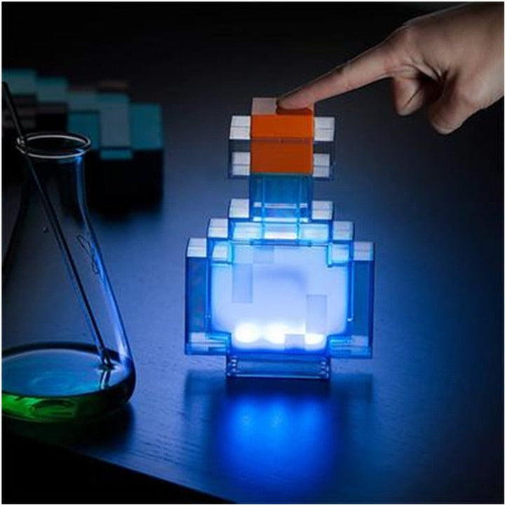 Lisslune | Minecraft Potion Bottle Light, Illuminate your space with a touch of Minecraft magic