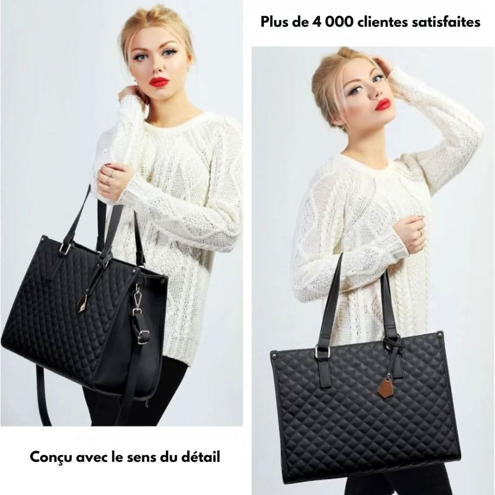 Lisslune | Stylish shopping bag with integrated insulated compartment