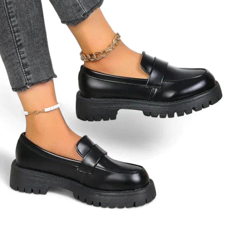 Lisslune | Orthopedic moccasin for ladies with satin wedges