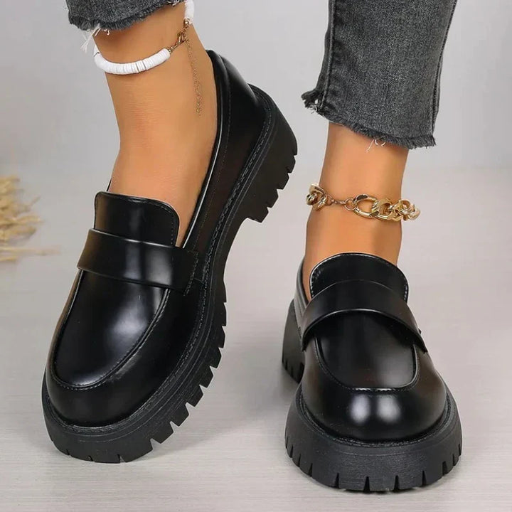 Lisslune | Orthopedic moccasin for ladies with satin wedges