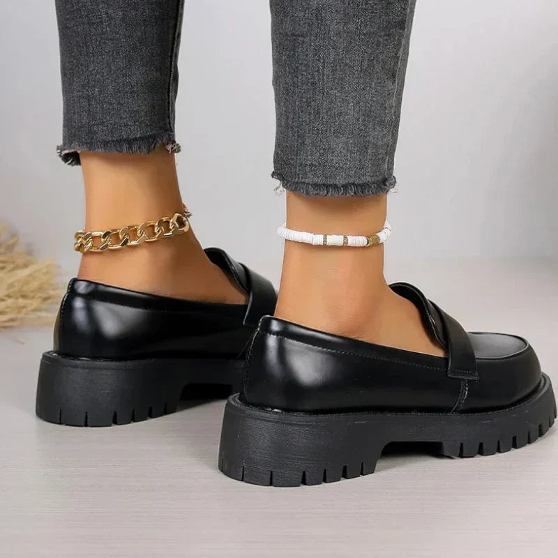 Lisslune | Orthopedic moccasin for ladies with satin wedges