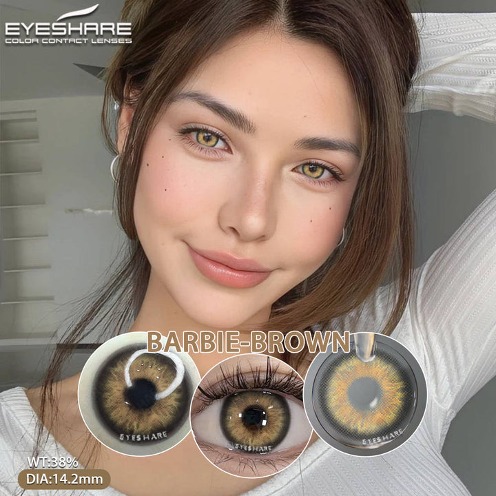 Rynx Barbie Brown 14.2mm 1 Pair | 1 Year