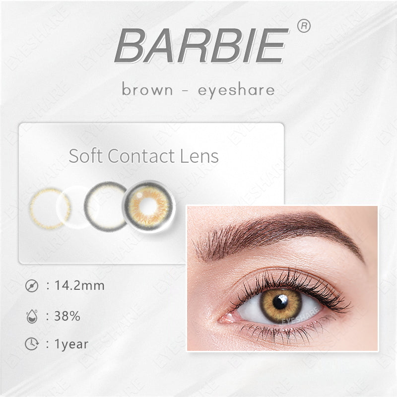 Rynx Barbie Brown 14.2mm 1 Pair | 1 Year