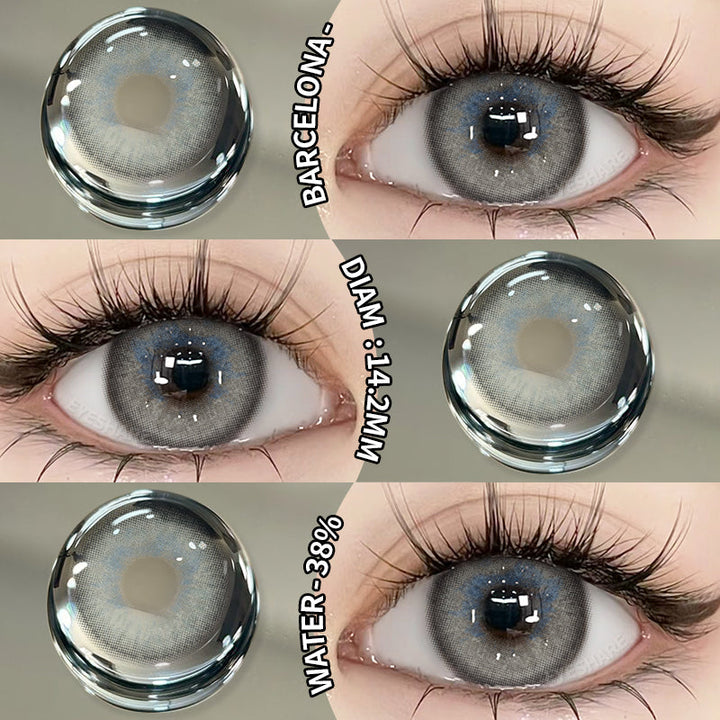 Rynx Barcelona Gray 14.2mm 1 Pair | 1 Year