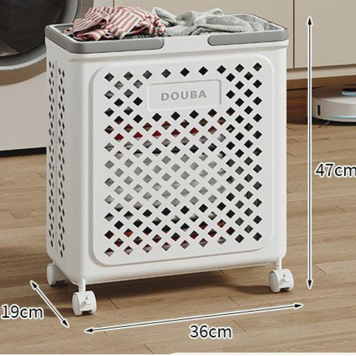Lisslune | Collapsible laundry basket with wheels