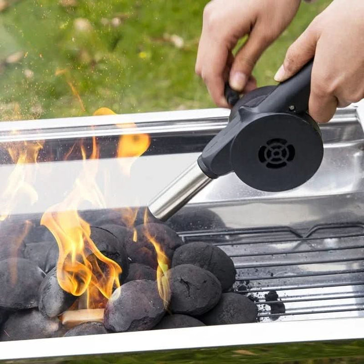 Lisslune | Hand-operated Grill Fan for Effortless Lighting