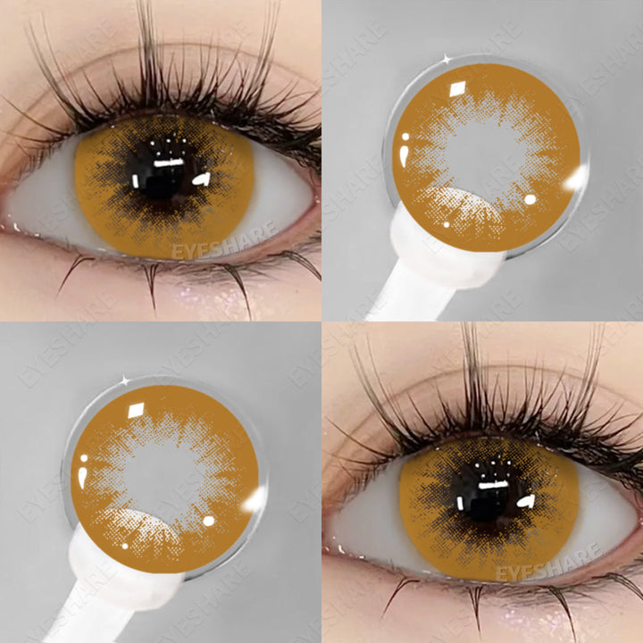 Rynx Beautyeye Brown 14.5mm 1 Pair | 1 Year