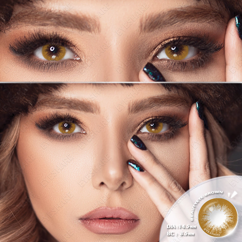 Rynx Beautyeye Brown 14.5mm 1 Pair | 1 Year