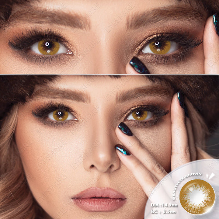 Rynx Beautyeye Brown 14.5mm 1 Pair | 1 Year