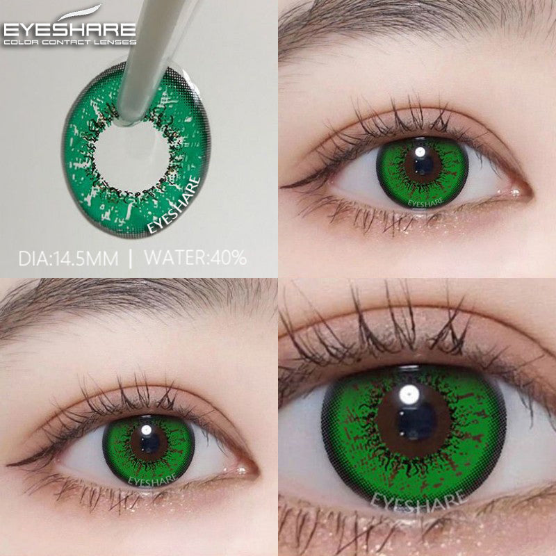 Rynx Cosplay BELLA Green 14.5 mm 1 Pair | 1 Year