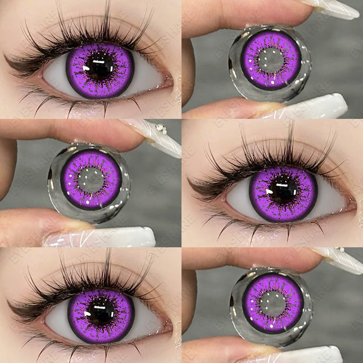 Rynx Cosplay Bella Purple 14.5mm 1 Pair | 1 Year