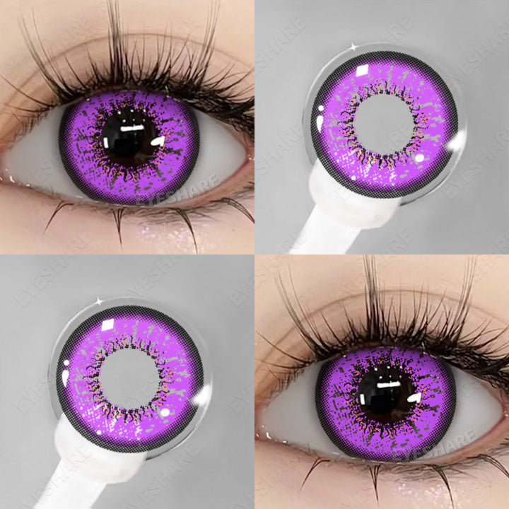 Rynx Cosplay Bella Purple 14.5mm 1 Pair | 1 Year
