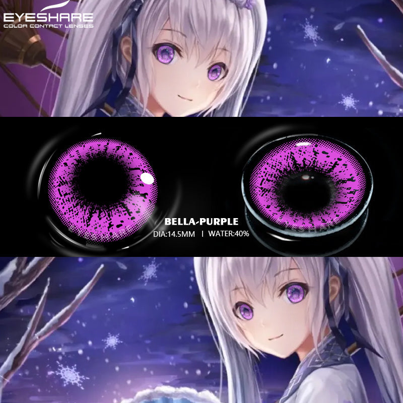 Rynx Cosplay Bella Purple 14.5mm 1 Pair | 1 Year